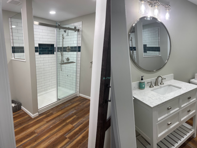 Blue Ridge Walk-In Shower Suite